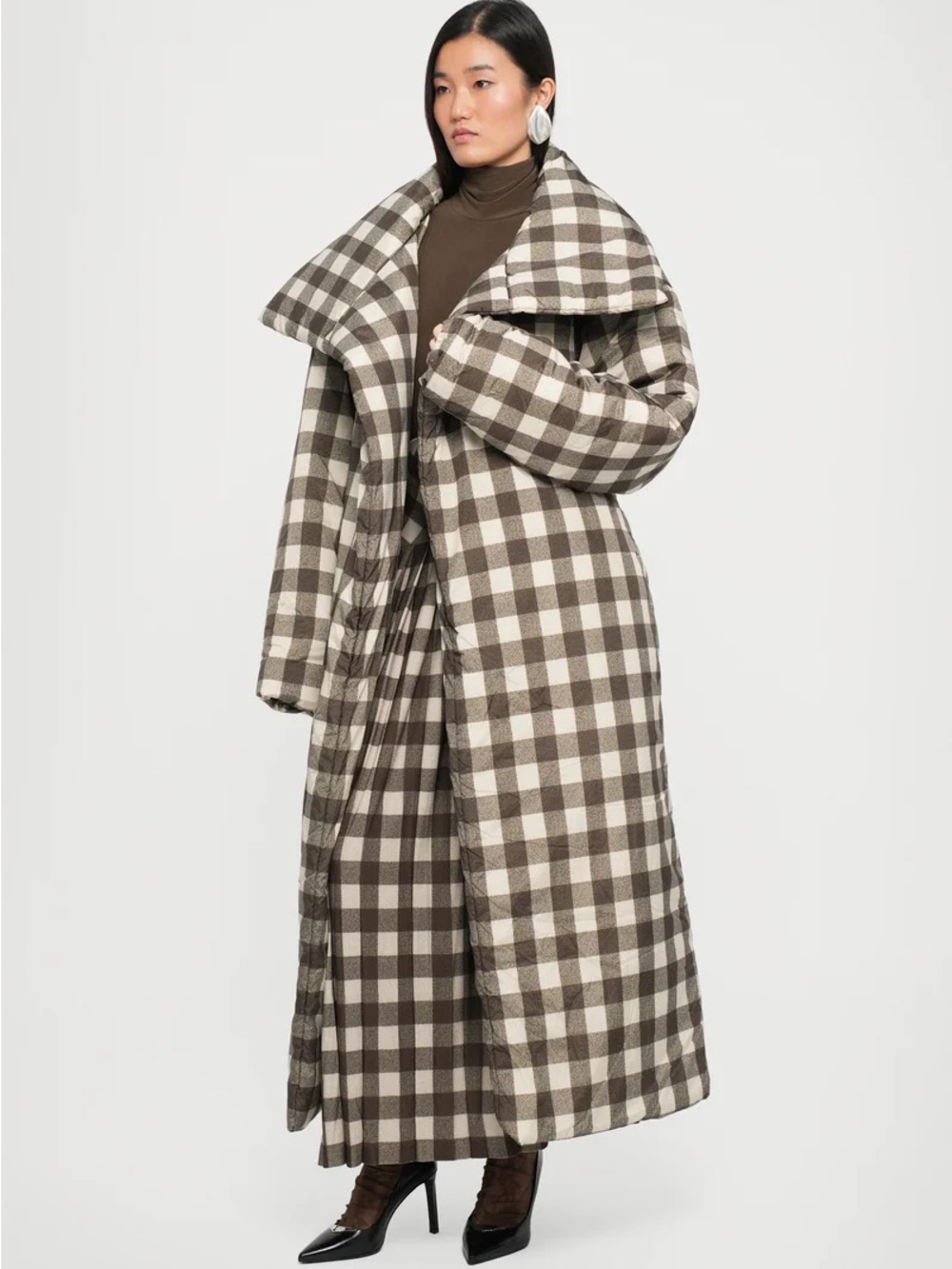 Norma Kamali High Collar Sleeping Bag Coat